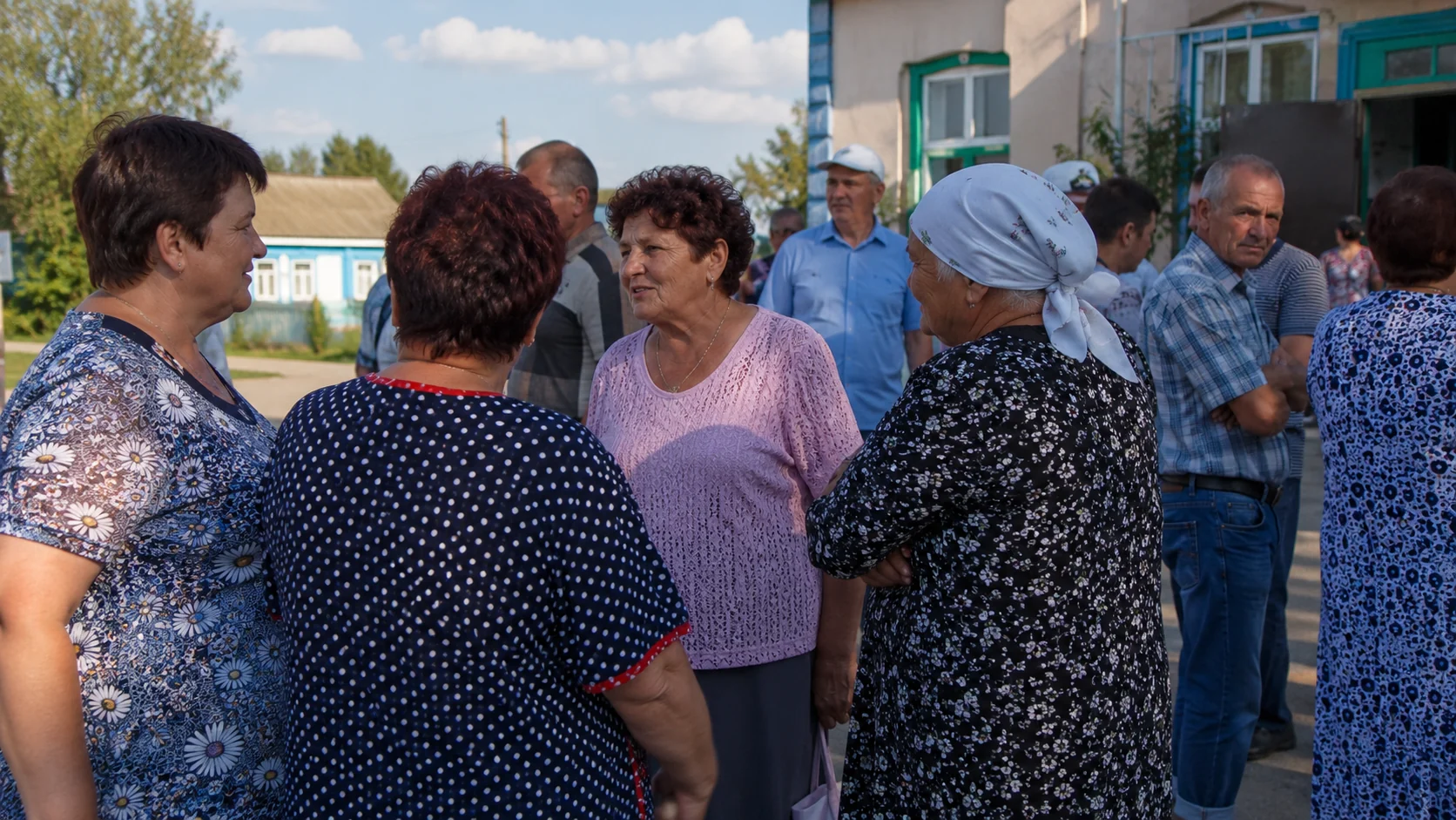 Жители Нехаевского района на сельском празднике